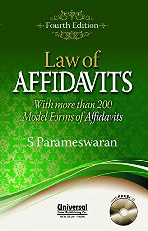 Download Law of Affidavits with more than 200 Model Forms of Affidavits, 2013 (Reprint) - Parameswaran S. | PDF