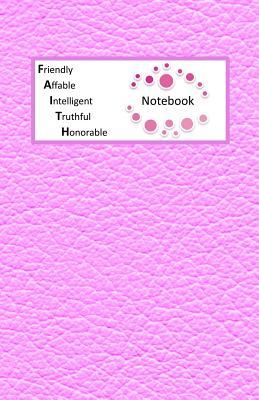 Read online Friendly Affable Intelligent Truthful Honorable Notebook: Faith Bullet Journal with Imitation Leather Texture Cover - Aquarius Koch file in PDF