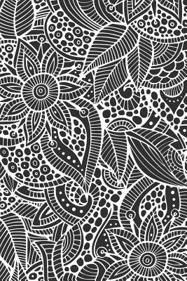 Read Deco Floral Notebook: Charcoal Grey: Notebook 6 X 9: Notebook 250 Pages - NOT A BOOK | ePub