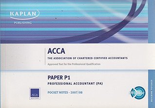 Read online P1 Professional Accountant PA: Pocket Notes (Acca) - Kaplan Publishing | PDF