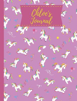 Read Chloe Composition Notebook: Custom Name Unicorn Rainbow Wide Ruled Primary Lined Journal Gift - Zen Love Journals file in ePub